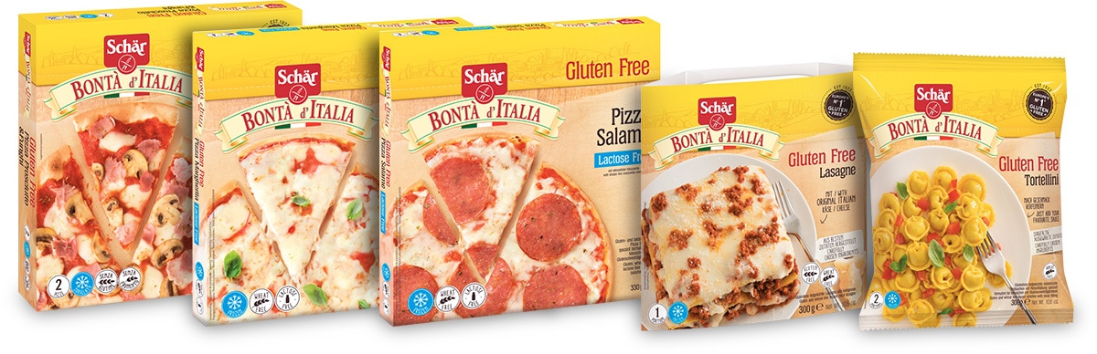 Glutenfri pizza og lasagne