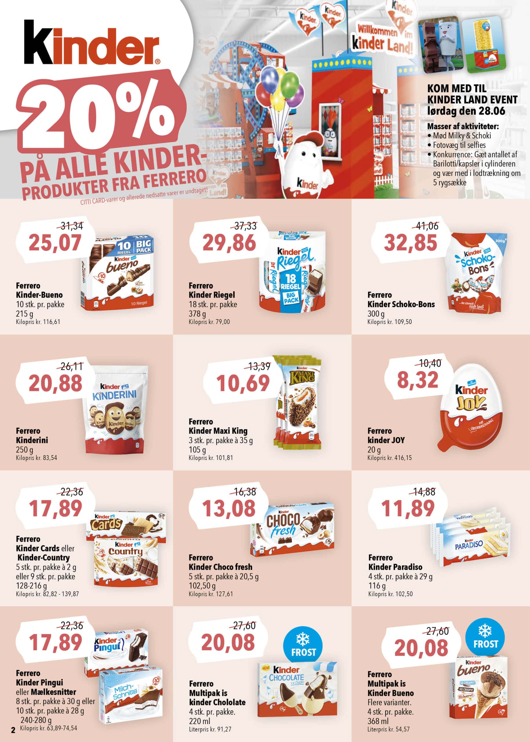 Tilbudsavisens sommerdrinks side