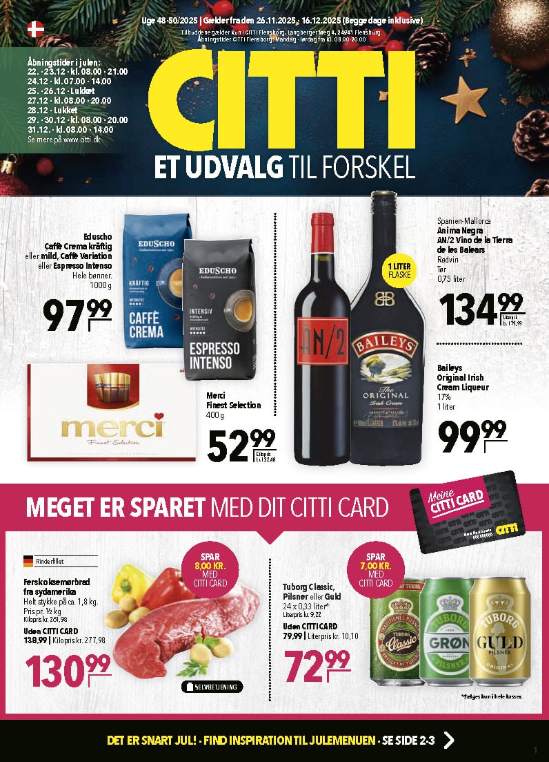 CITTI Markt uge 48-50 DK Tilbud 26.11-16.12_Side_01
